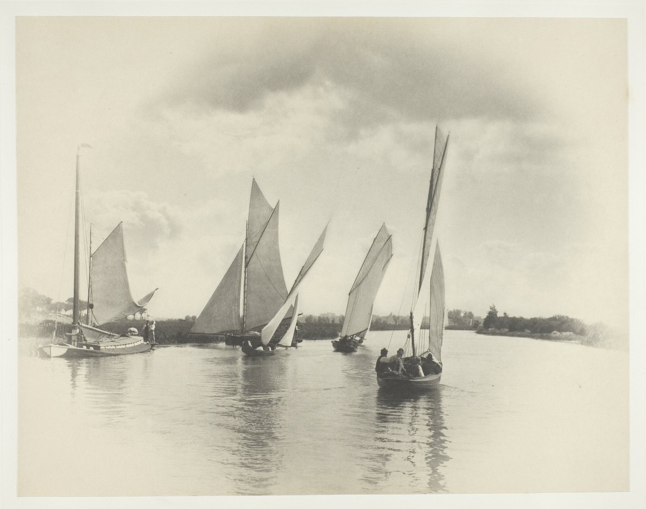 Una gara di vela a Horning da Peter Henry Emerson