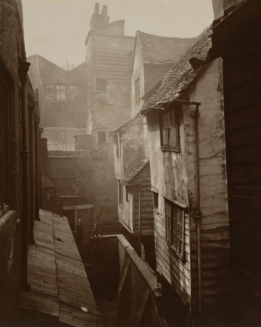 Fiera del tessuto, Smithfield c.1875 da Peter Henry Emerson