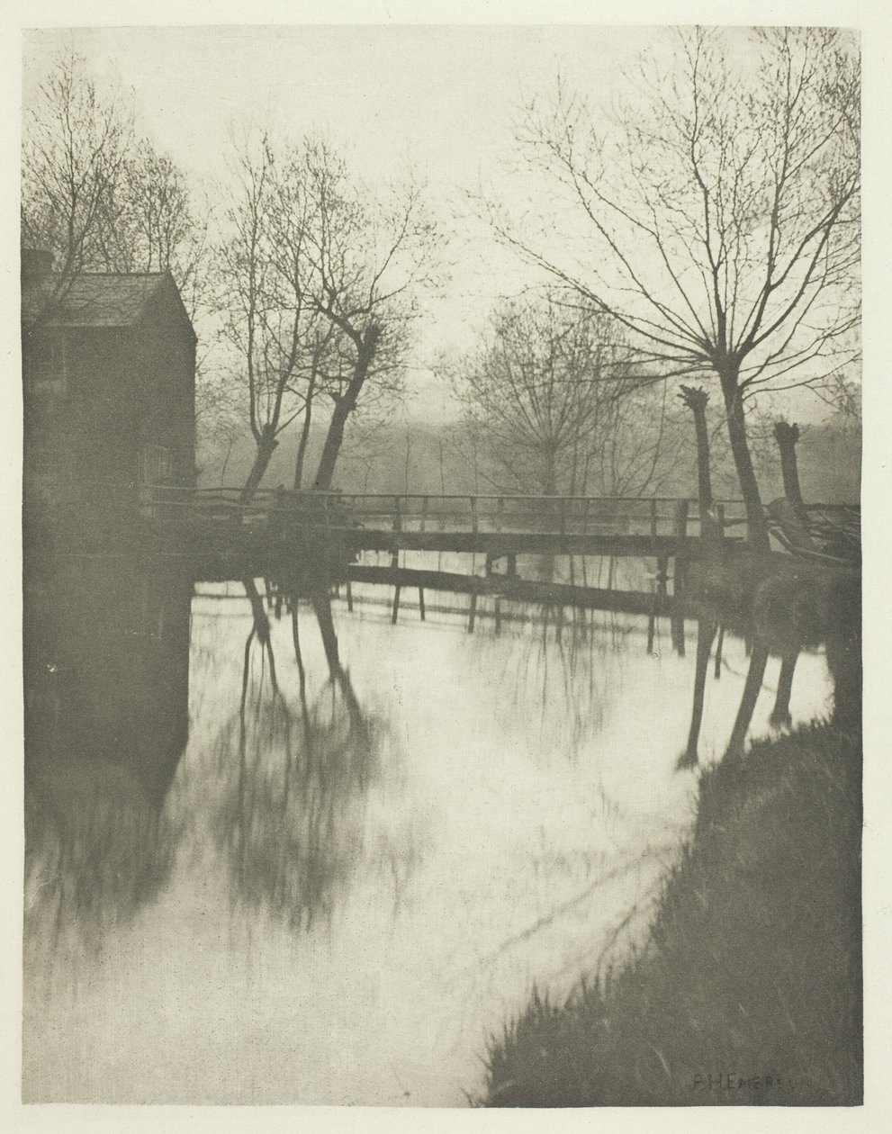 Passerella vicino a Chingford da Peter Henry Emerson