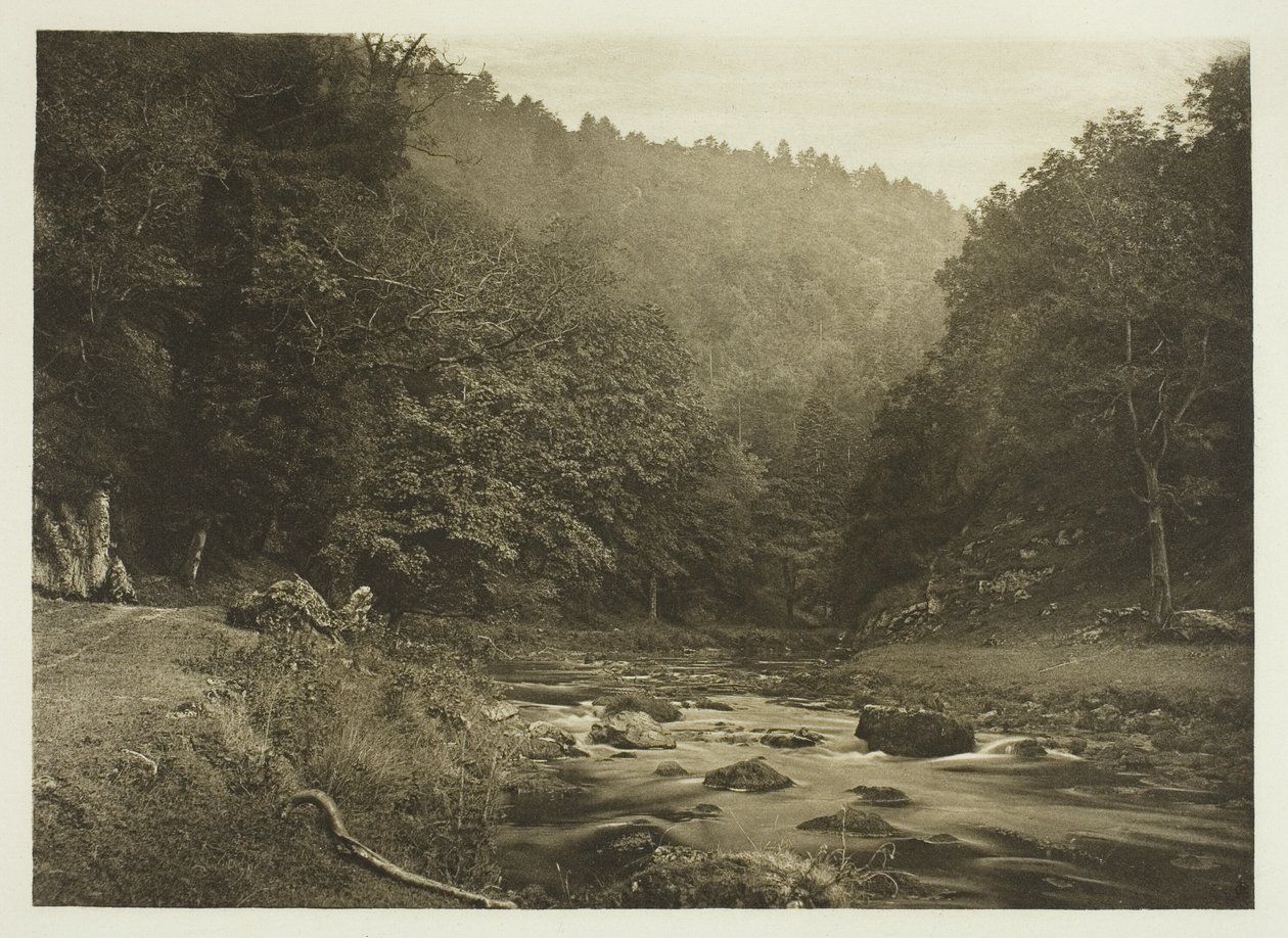 A Dove Dale (lato Staffordshire) da Peter Henry Emerson
