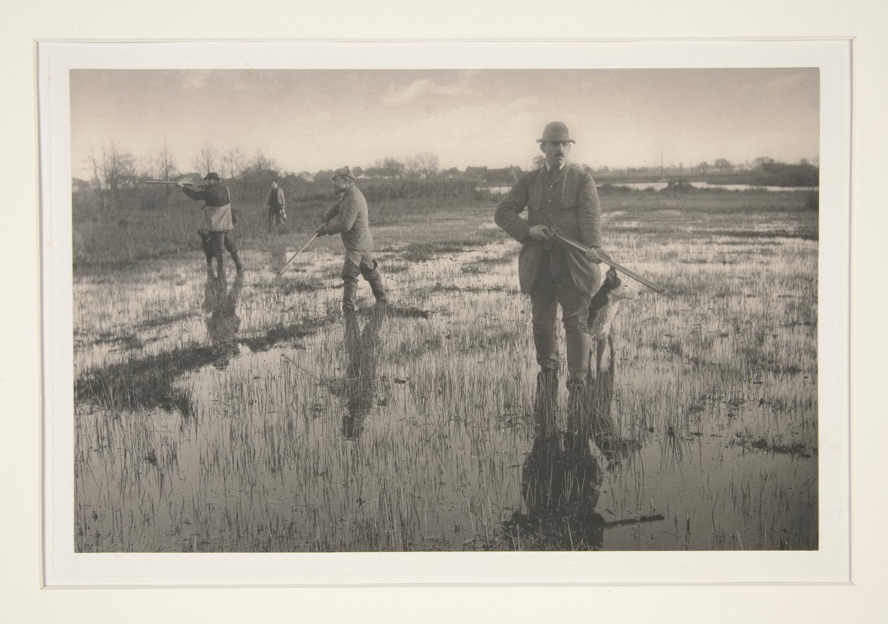 Uomini che cacciano in una palude da Peter Henry Emerson