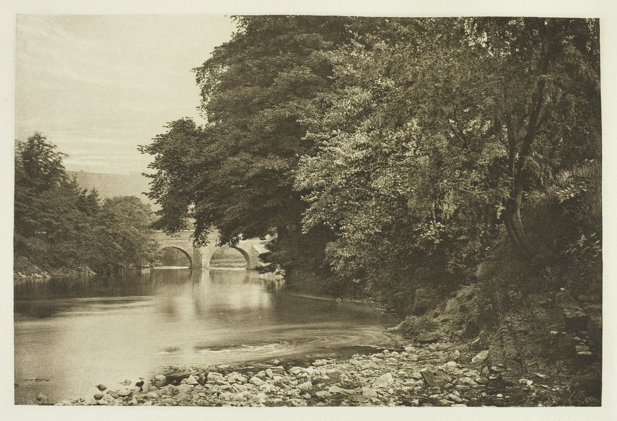 Ponte di Rowsley, sul Derwent da Peter Henry Emerson