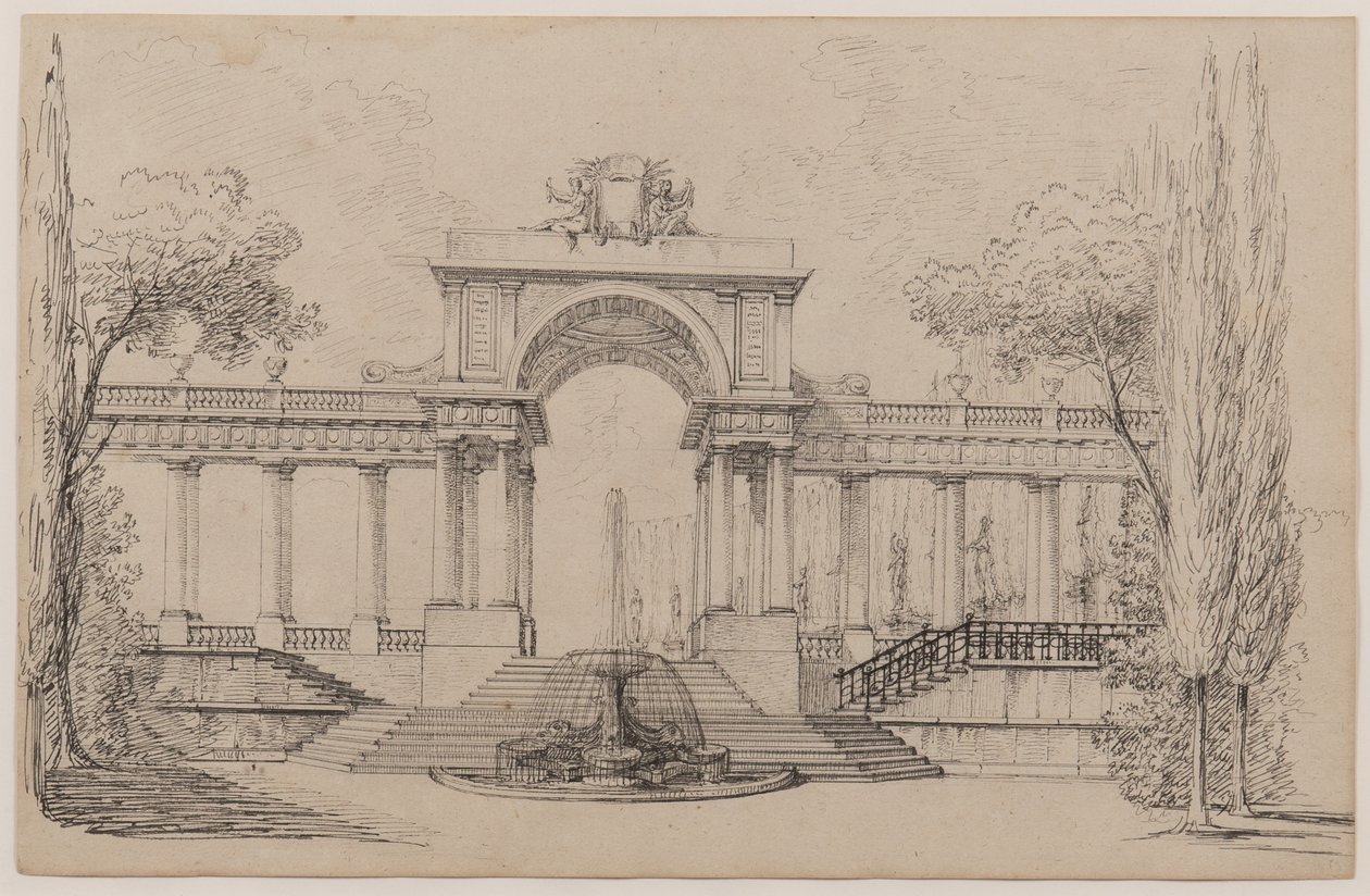 Elevazione architettonica da Peter Hubert Des Vignes