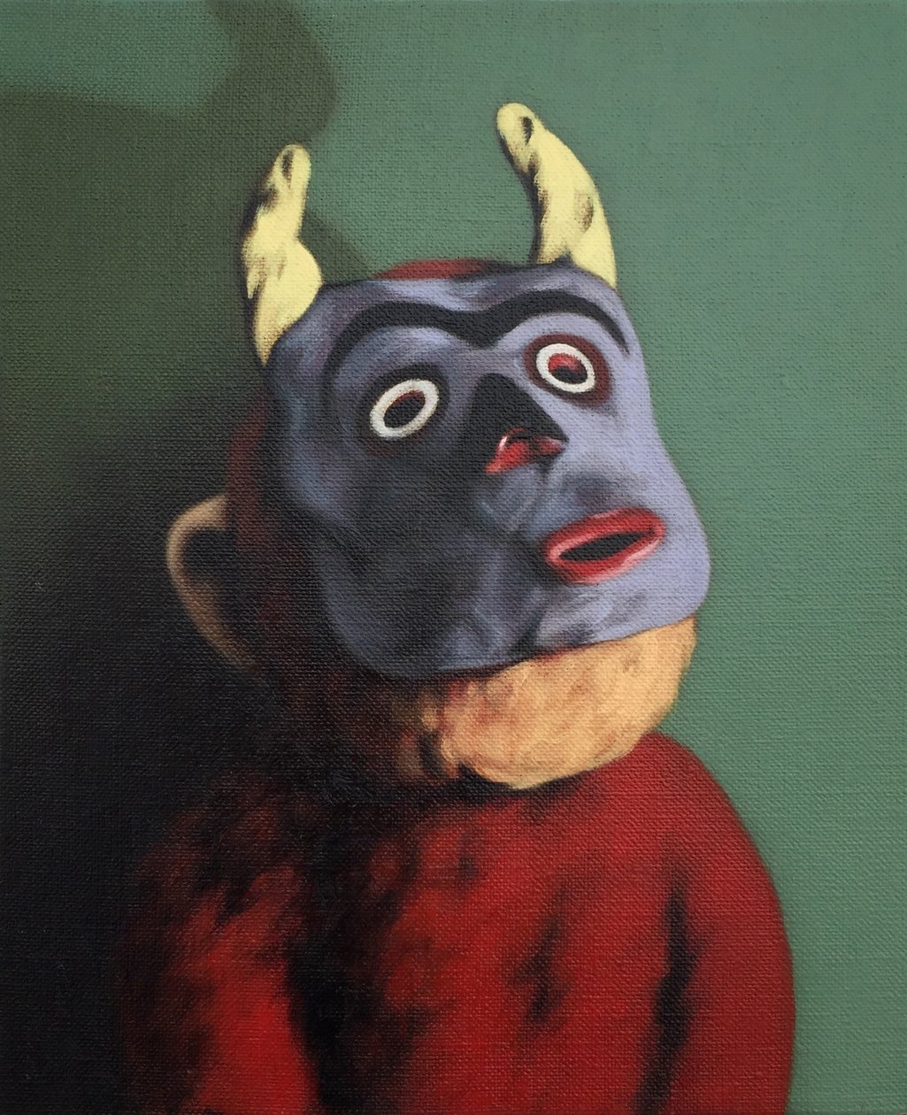 Scimmia con Maschera da Mucca, 2005 da Peter Jones