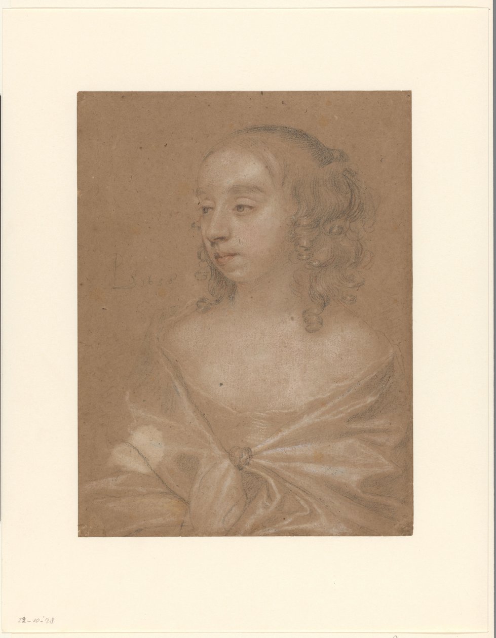 Ritratto di una donna sconosciuta da Peter Lely (Sir)