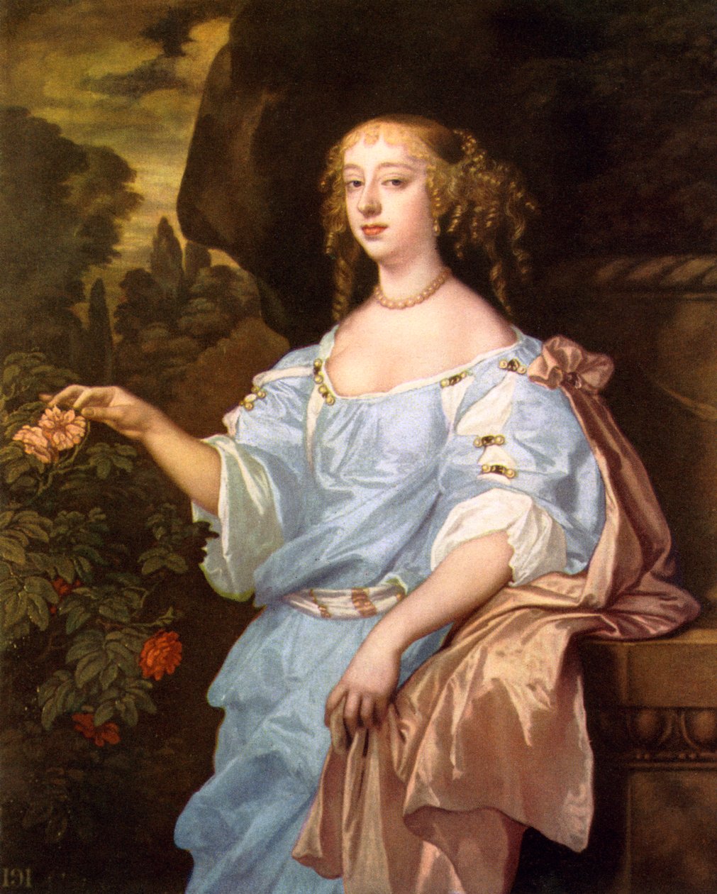 Henrietta Boyle, Contessa di Rochester, c1660s da Peter Lely
