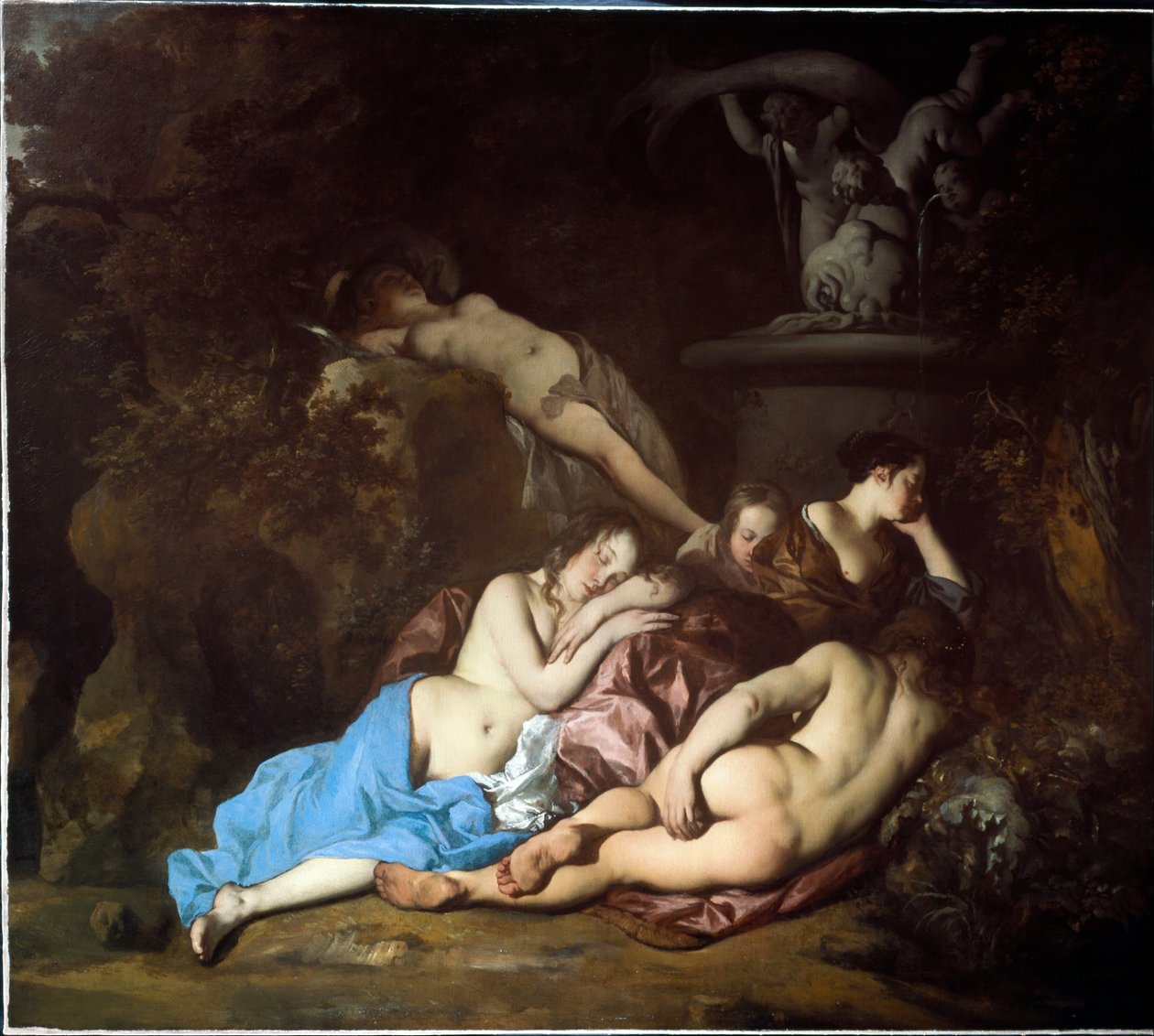 Ninfe presso una fontana da Peter Lely