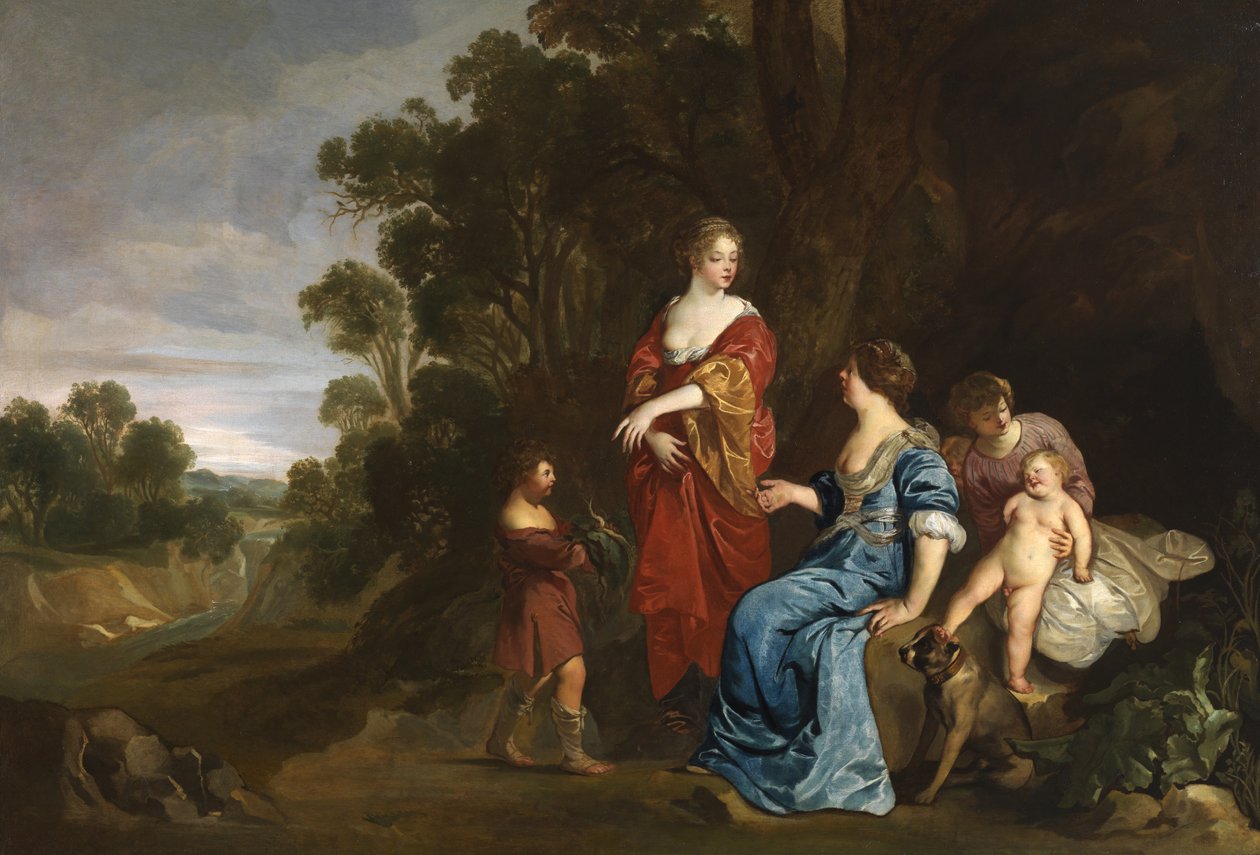 Ruben presenta le mandragore a Lea, 1640-50 da Peter Lely