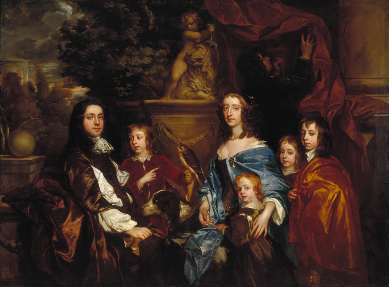 Sir Edward Hales e la sua famiglia, 1656 da Peter Lely