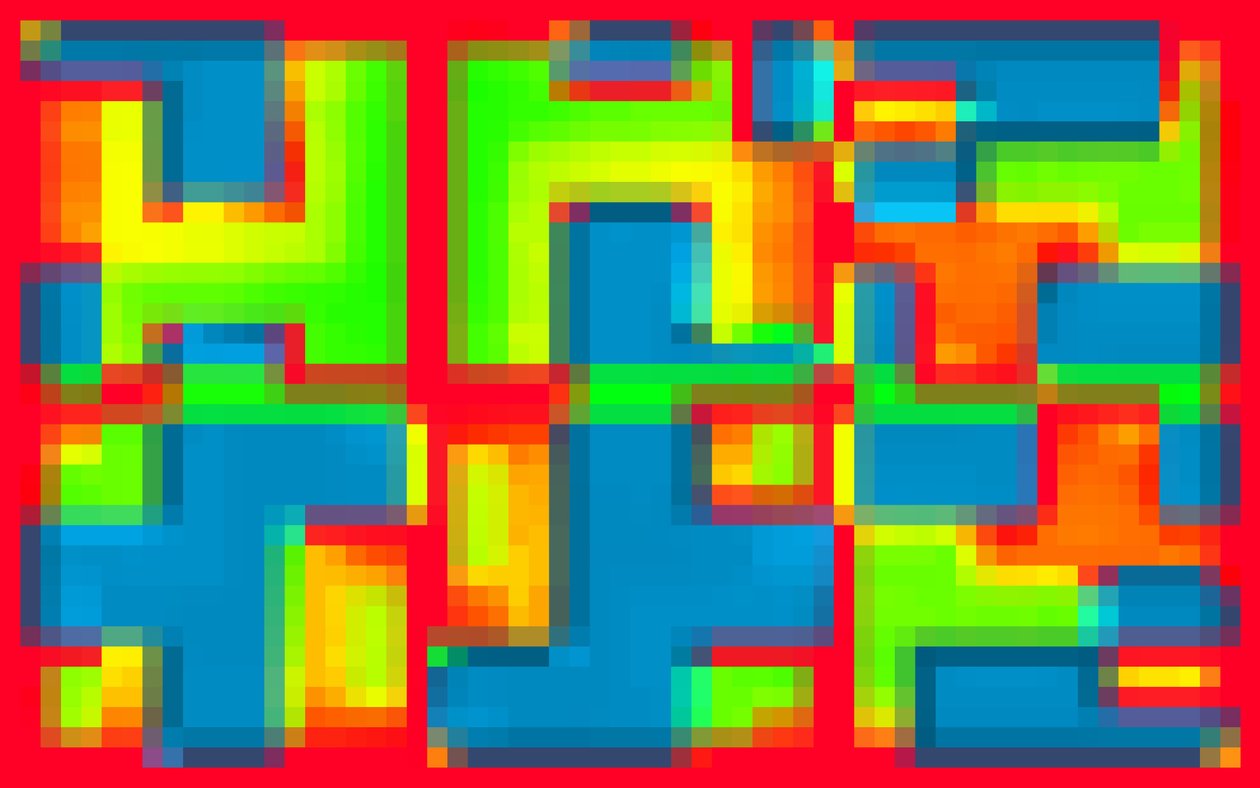 RED BORDELINE, 2014 da Peter McClure