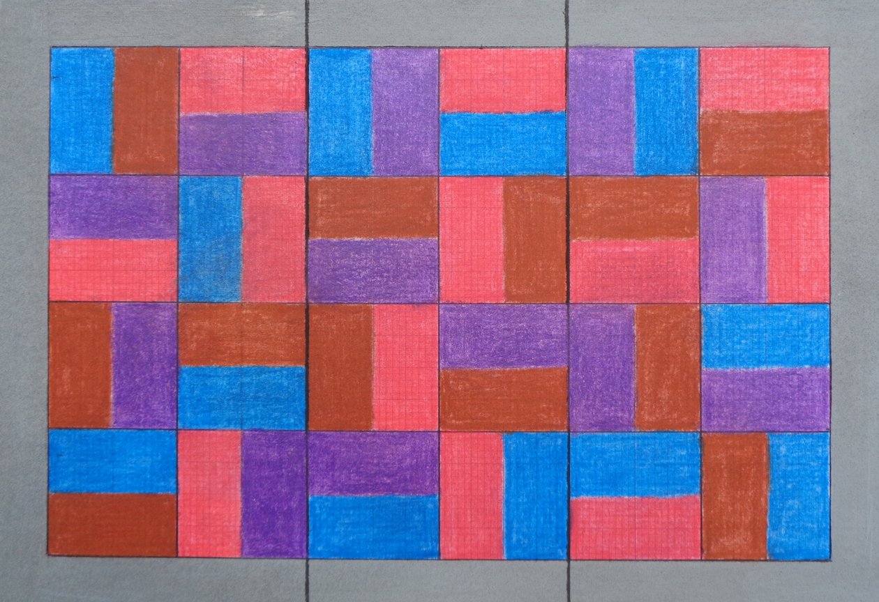 Trittico piastrellato, 2020 da Peter McClure
