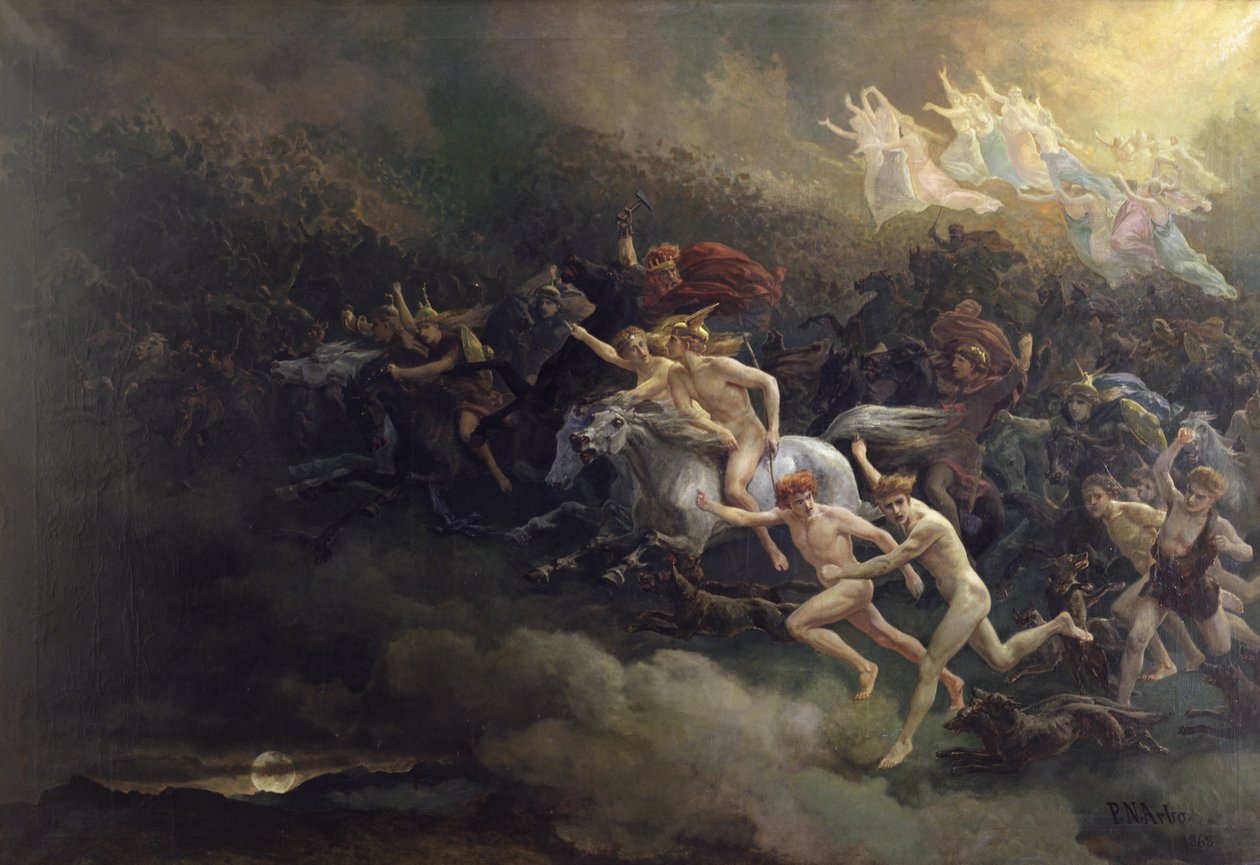 Anime morte da Peter Nicolai Arbo