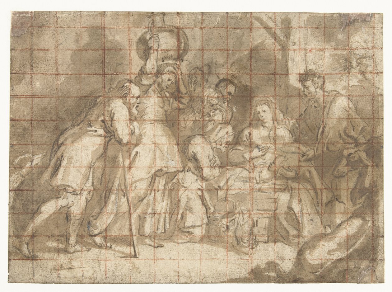 Adorazione dei pastori da Peter Paul Rubens (school of)