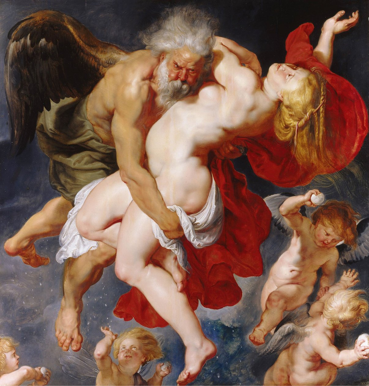 Borea rapisce Orizia, c. 1615 da Peter Paul Rubens