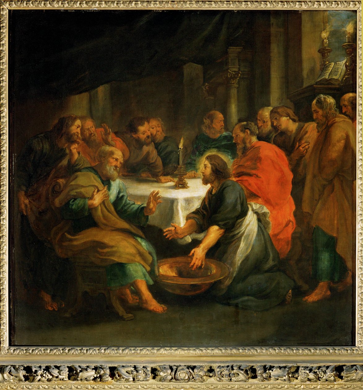 Cristo lava i piedi agli apostoli da Peter Paul Rubens