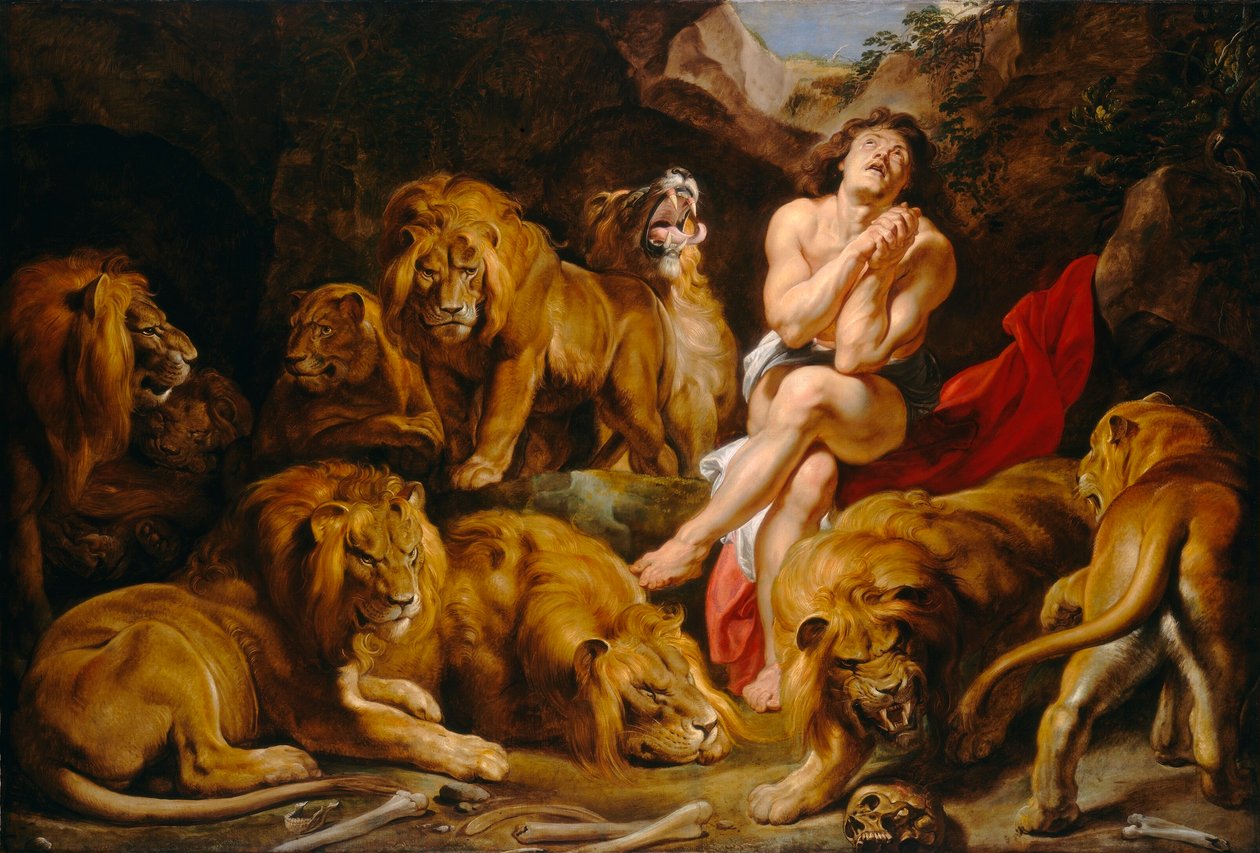 Daniele nella tana dei leoni da Peter Paul Rubens