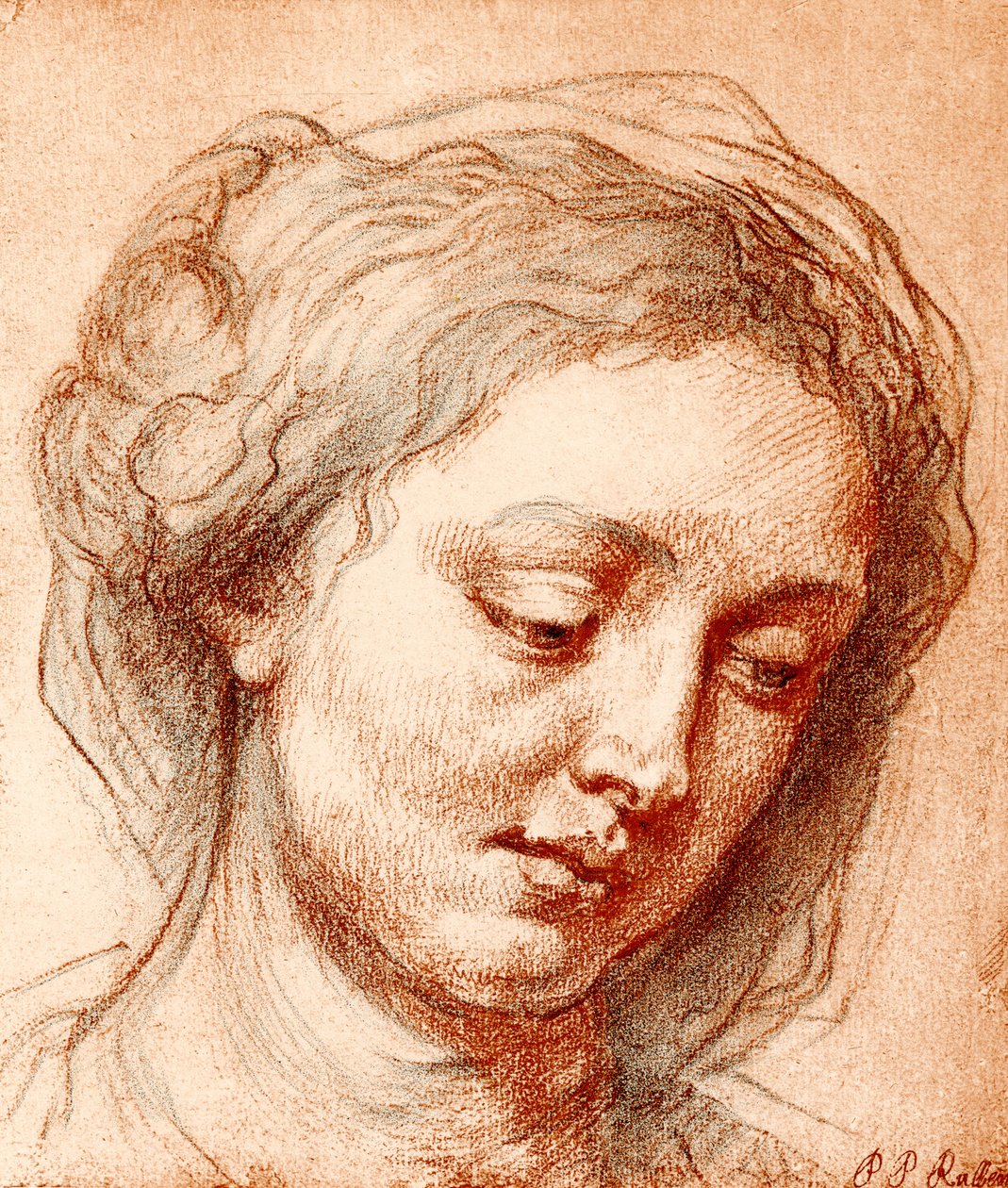 Testa di ragazza da Peter Paul Rubens