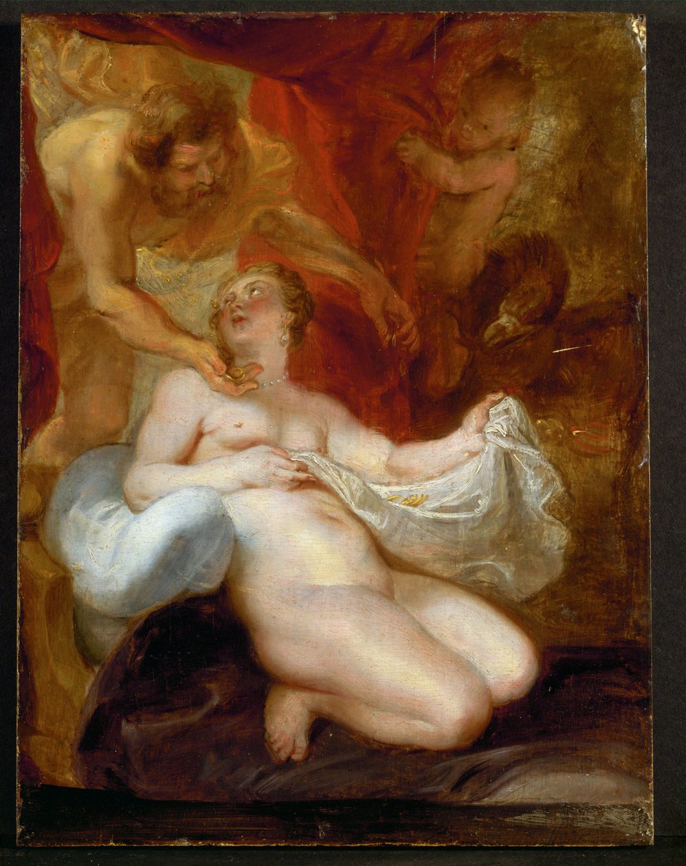 Giove e Danae (dipinto su tavola) da Peter Paul Rubens