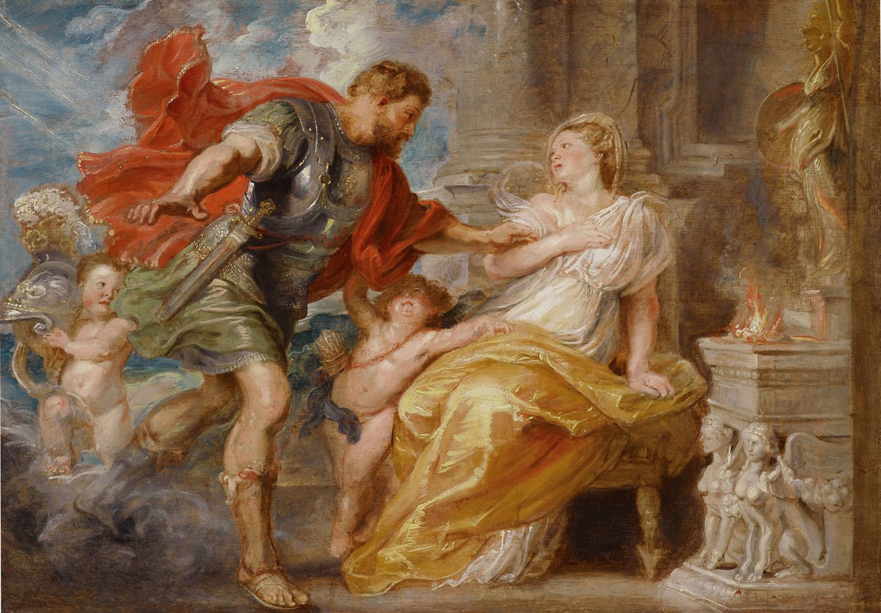 Marte e Rhea Silvia, c. 1616-1617 da Peter Paul Rubens