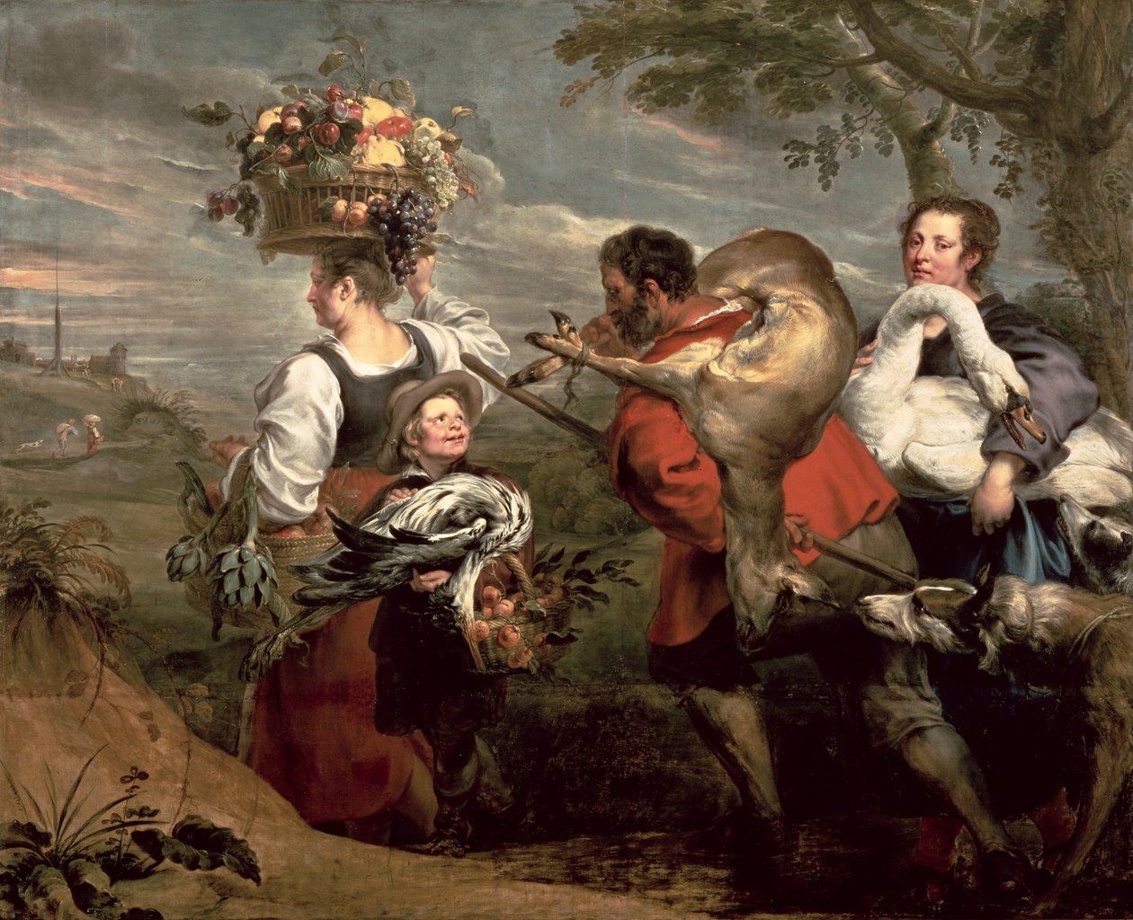 Contadini che vanno al mercato da Peter Paul Rubens