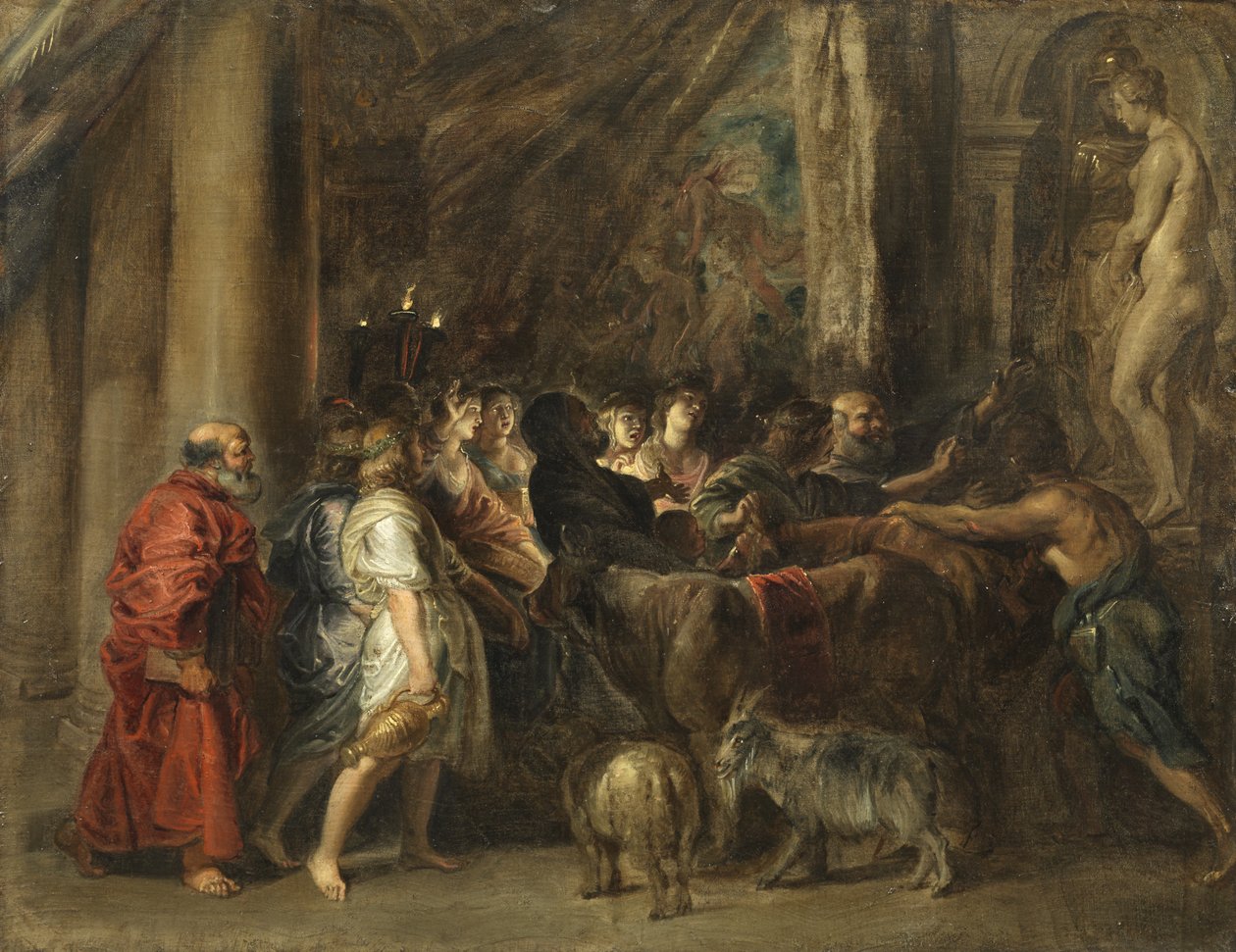 Sacrificio in un tempio da Peter Paul Rubens