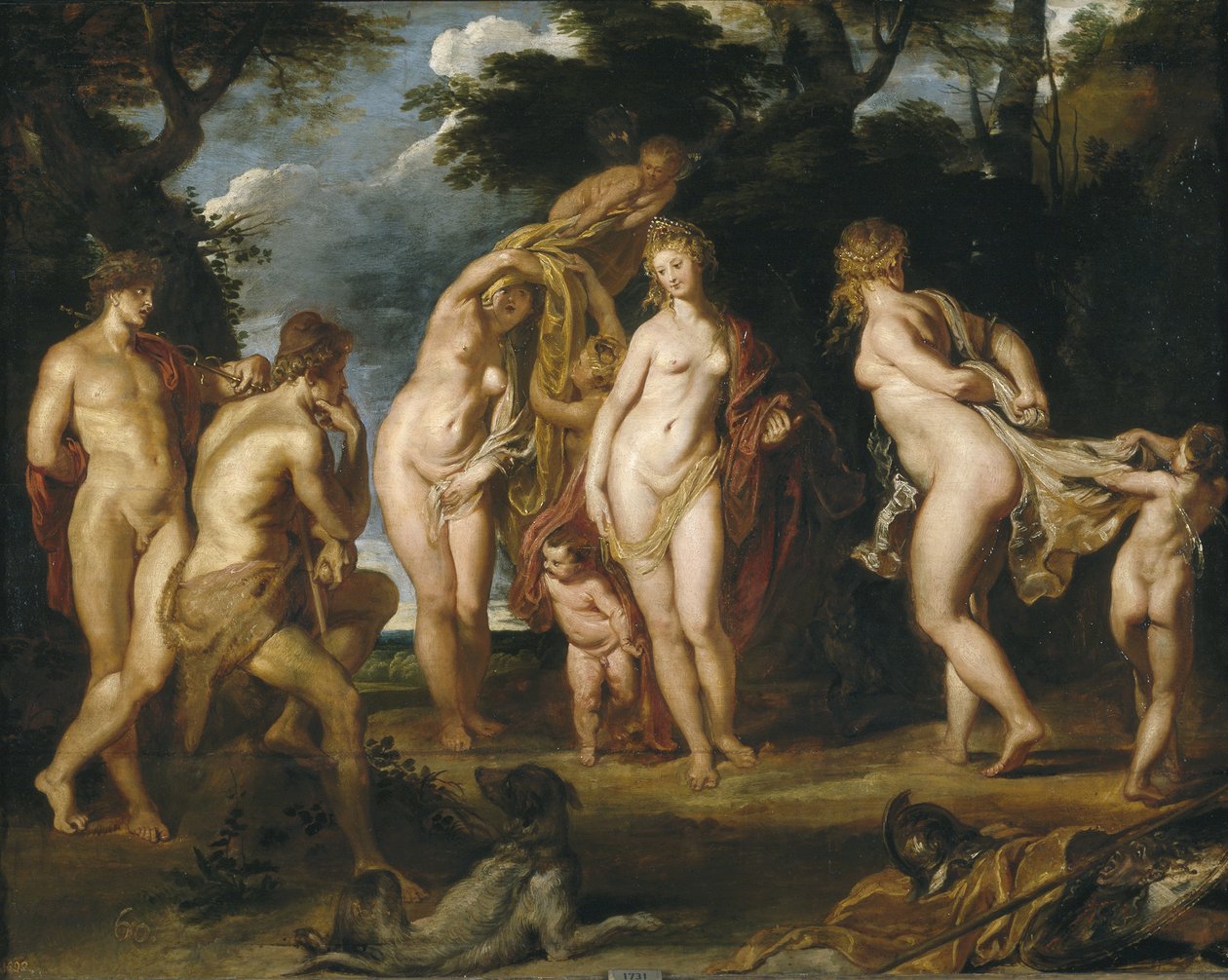 Il giudizio di Paride, ca 1606 da Peter Paul Rubens