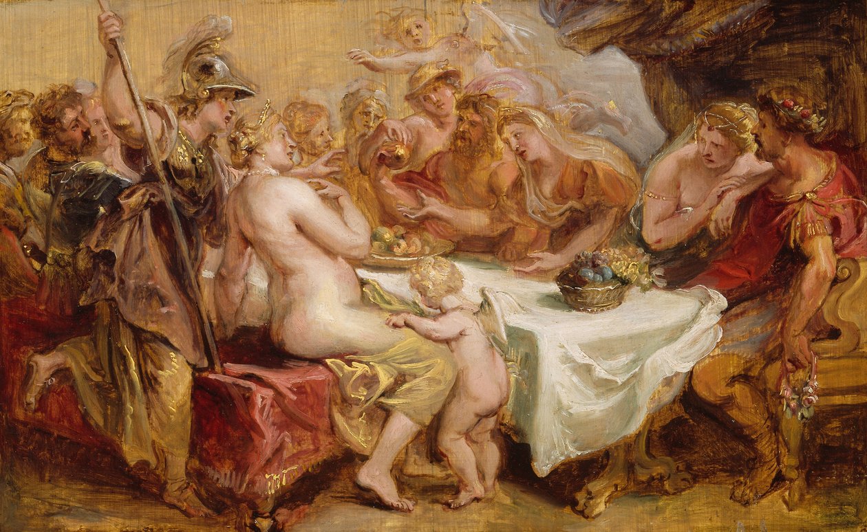 Il matrimonio di Peleo e Teti da Peter Paul Rubens