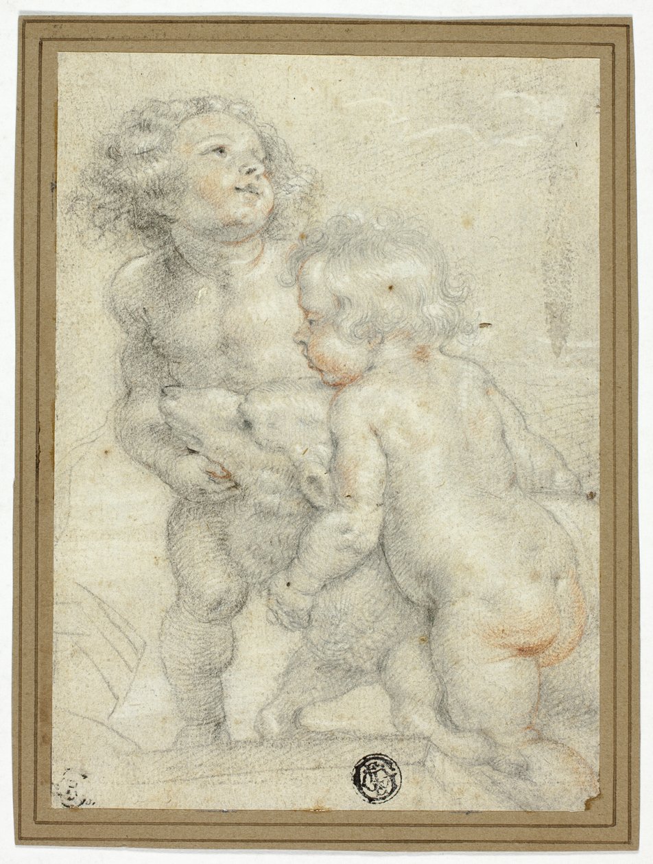 Due putti con agnello da Peter Paul Rubens