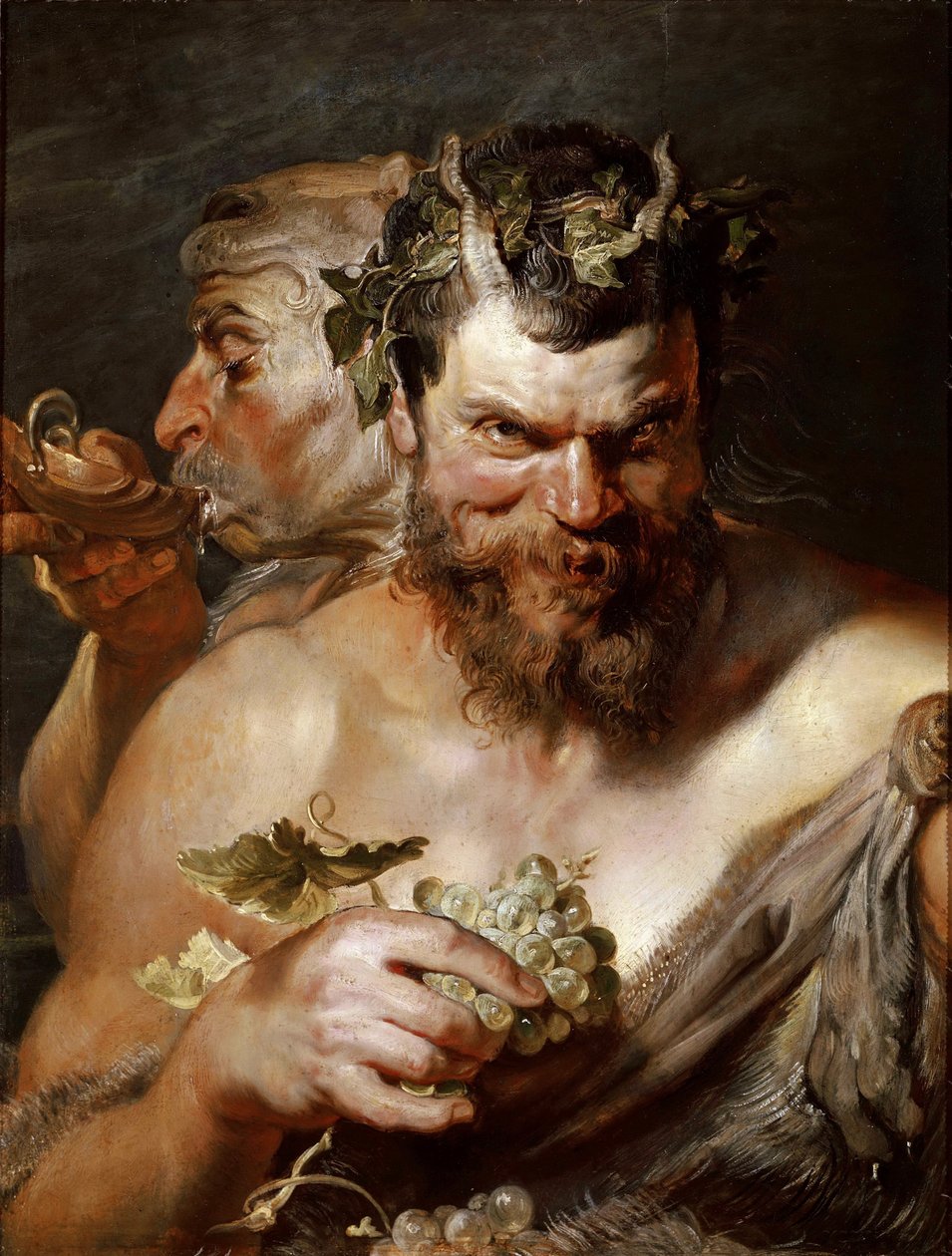 Due satiri, c. 1617-1618 da Peter Paul Rubens