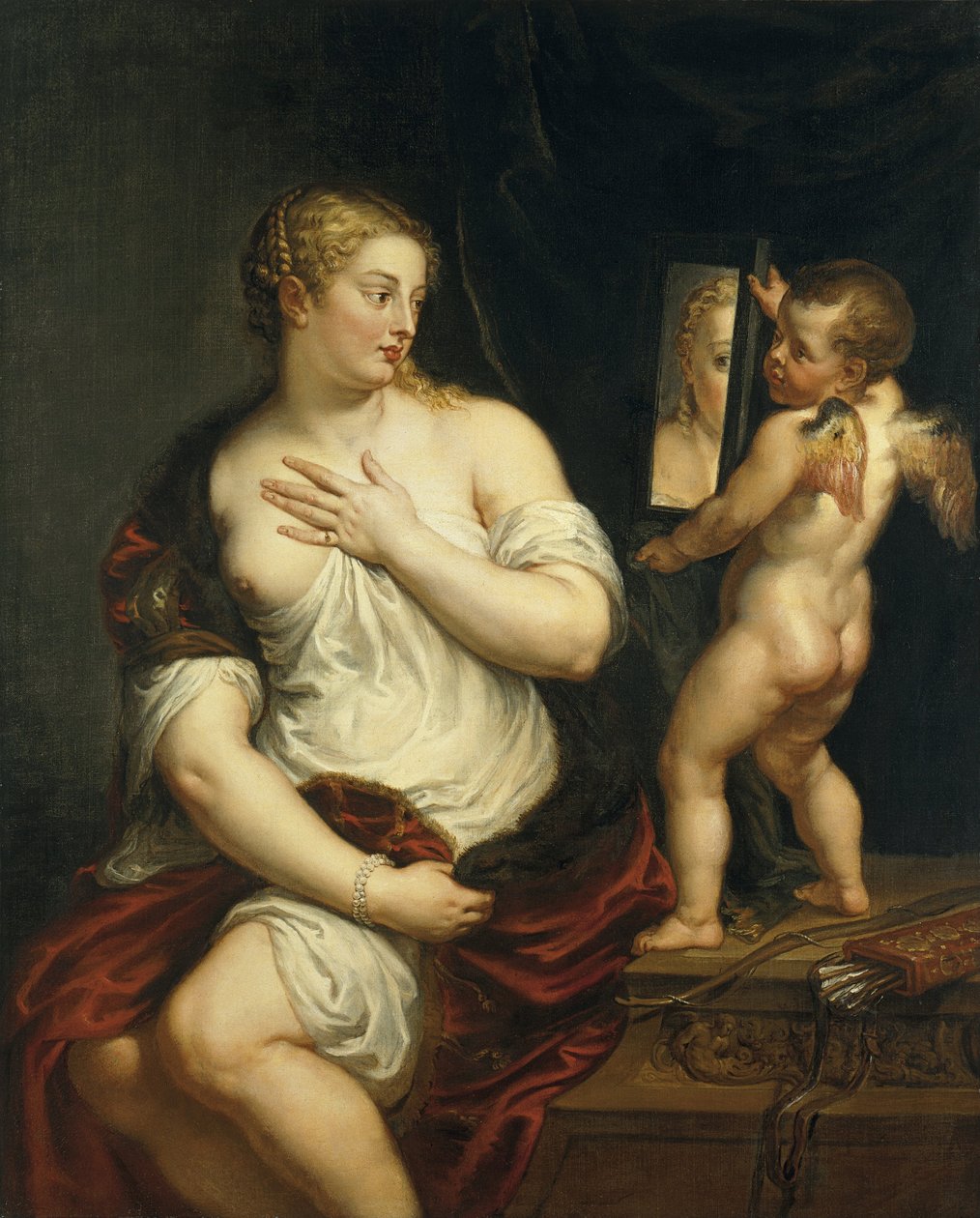 Venere e Cupido, c. 1610 da Peter Paul Rubens
