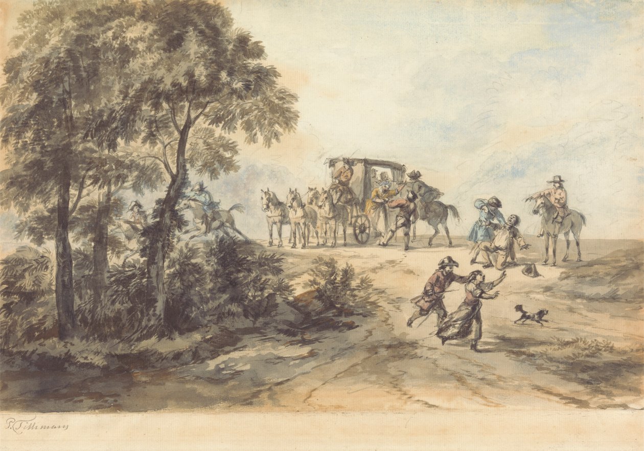 Carrozza e bandito da Peter Tillemans