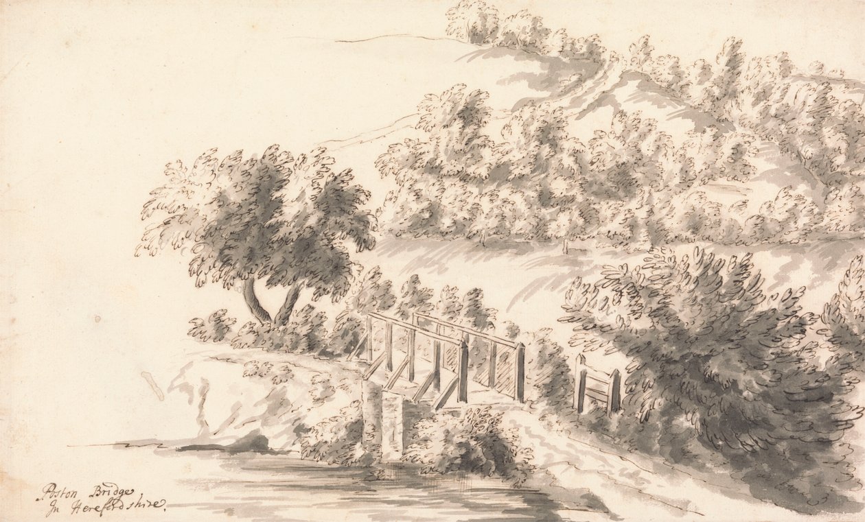 Ponte di Poston, Herefordshire da Peter Tillemans