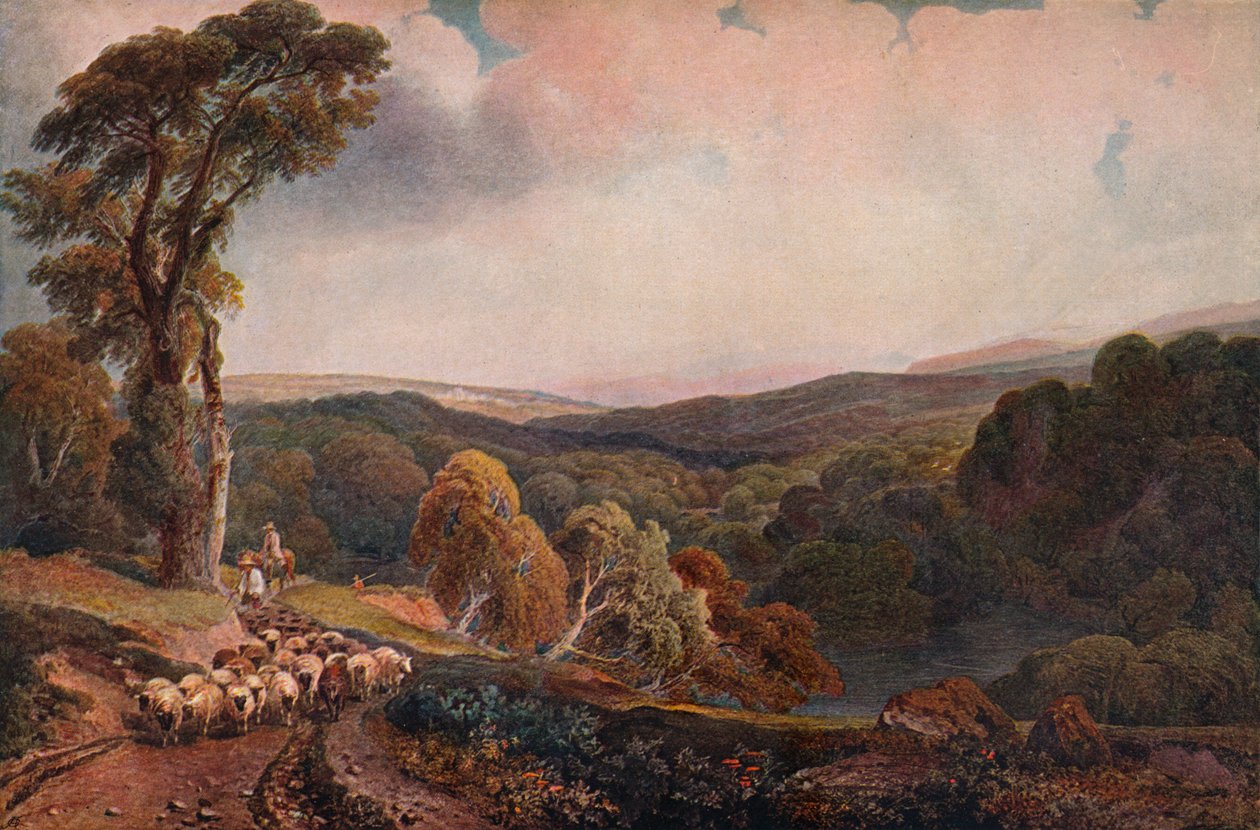 Vicino al Castello di Lowther, c1818 da Peter de Wint