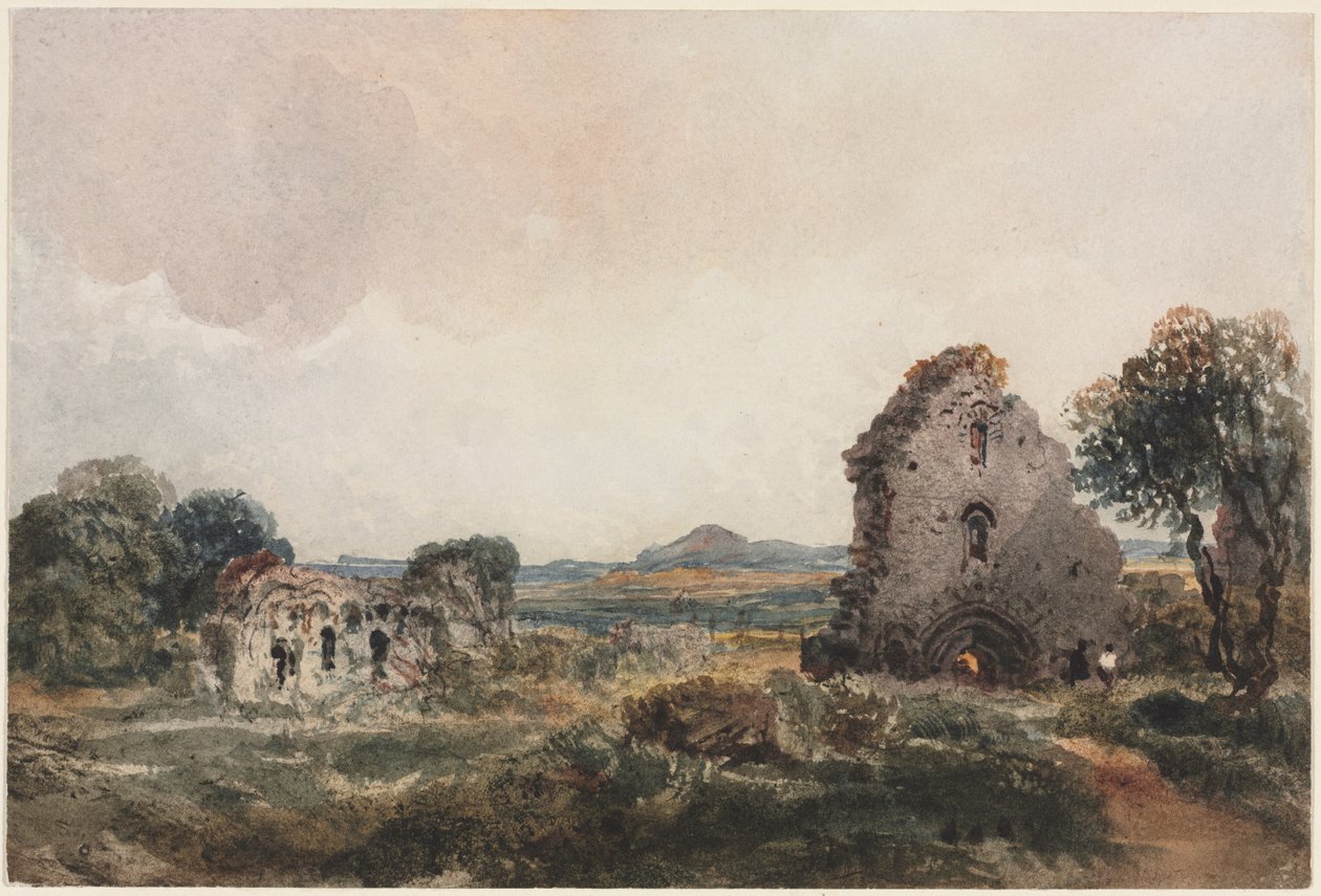 Abbazia di Neath, c. 1840 da Peter de Wint