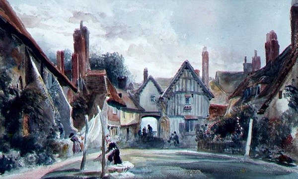 Ospedale di San Giovanni, Canterbury, Kent da Peter de Wint