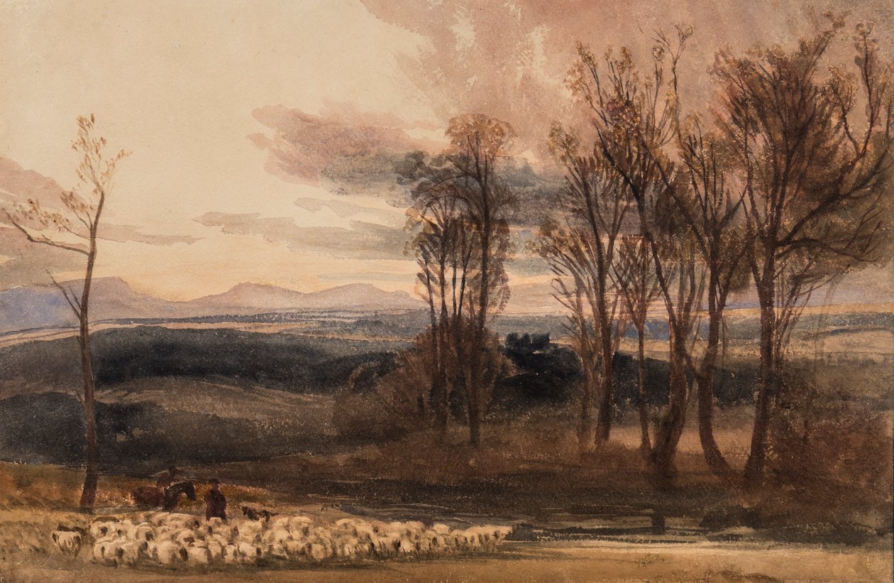 Crepuscolo invernale, c.1830 da Peter de Wint