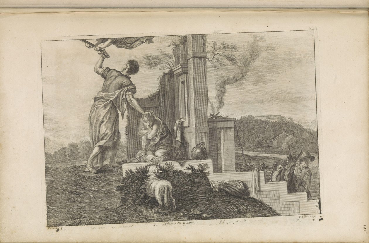Sacrificio di Isacco da Peter van Liesebetten