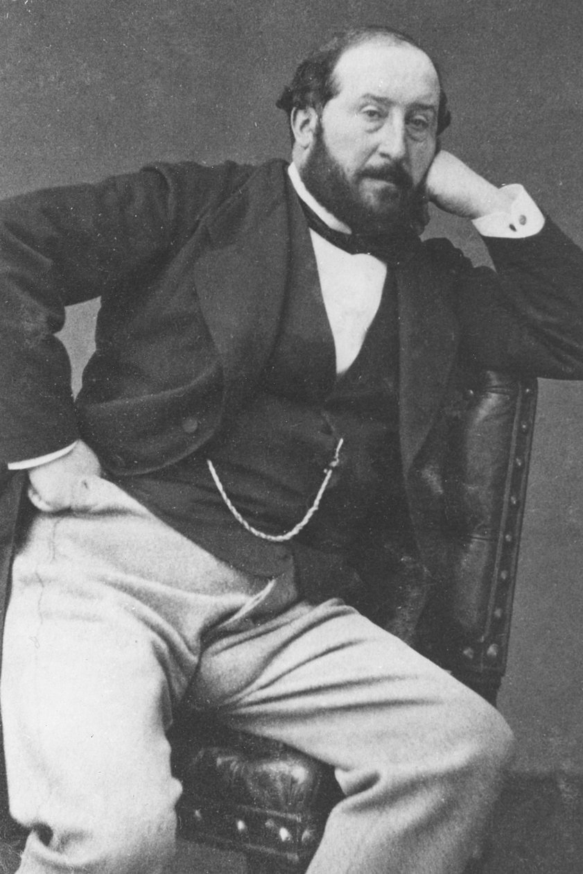 Ritratto di Émile Augier da Petit