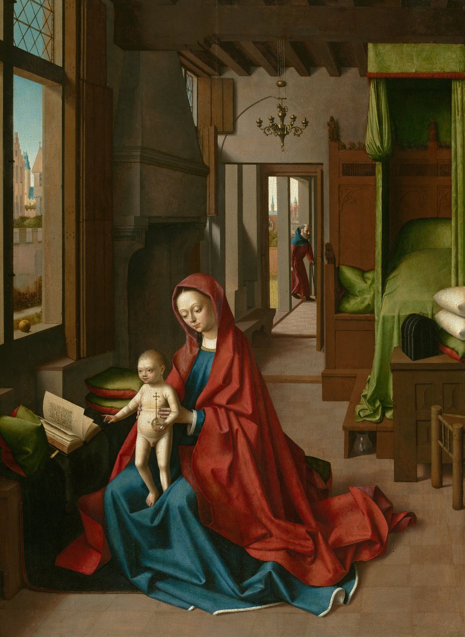 Vergine e Bambino in un interno domestico da Petrus Christus
