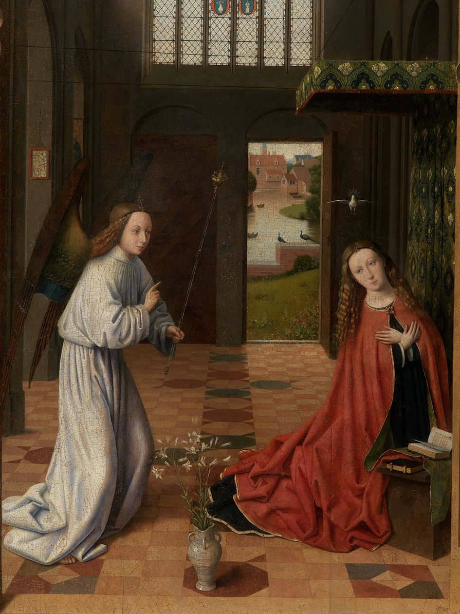 Annunciazione (dettaglio) da Petrus Christus
