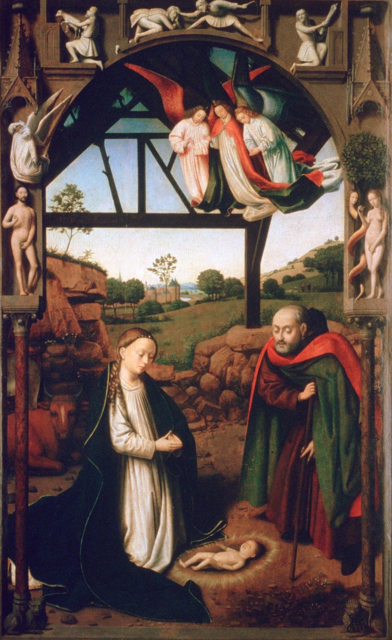 Natività, 1452 da Petrus Christus