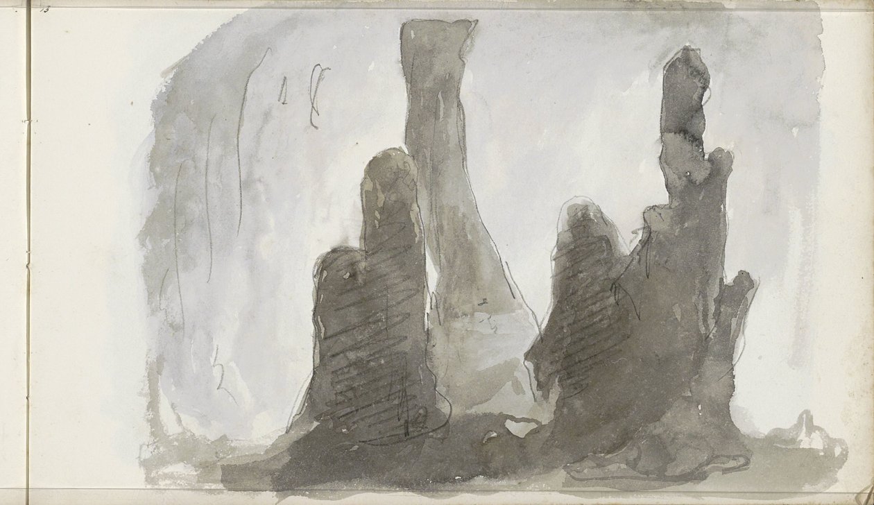 Stalagmiti da Petrus Johannes Schotel