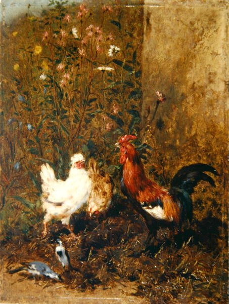 Polli e uccelli da Philibert Leon Couturier
