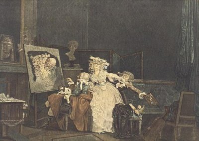 I due baci da Philibert Louis Debucourt