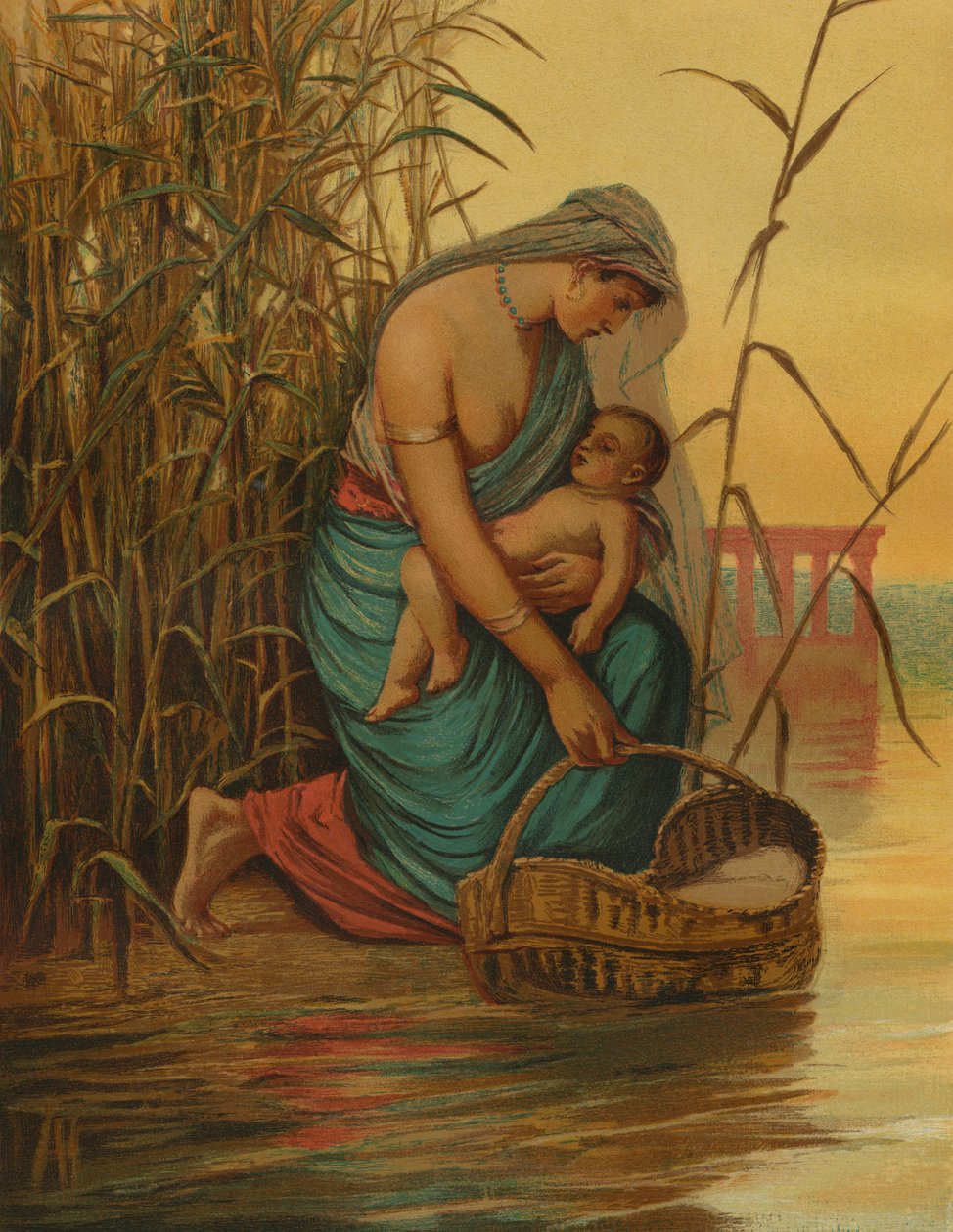 Il piccolo Mosè e sua madre da Philip Richard Morris
