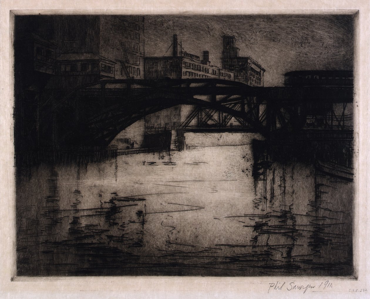 Il ponte L, Chicago da Philip Ayer Sawyer