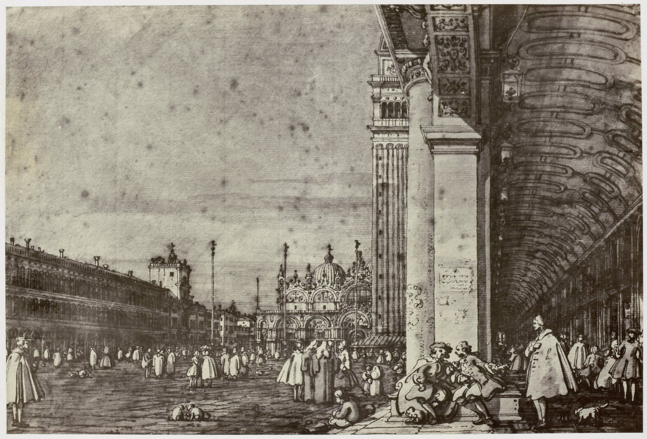 Canaletto, Piazza San Marco da Philip Henry Delamotte