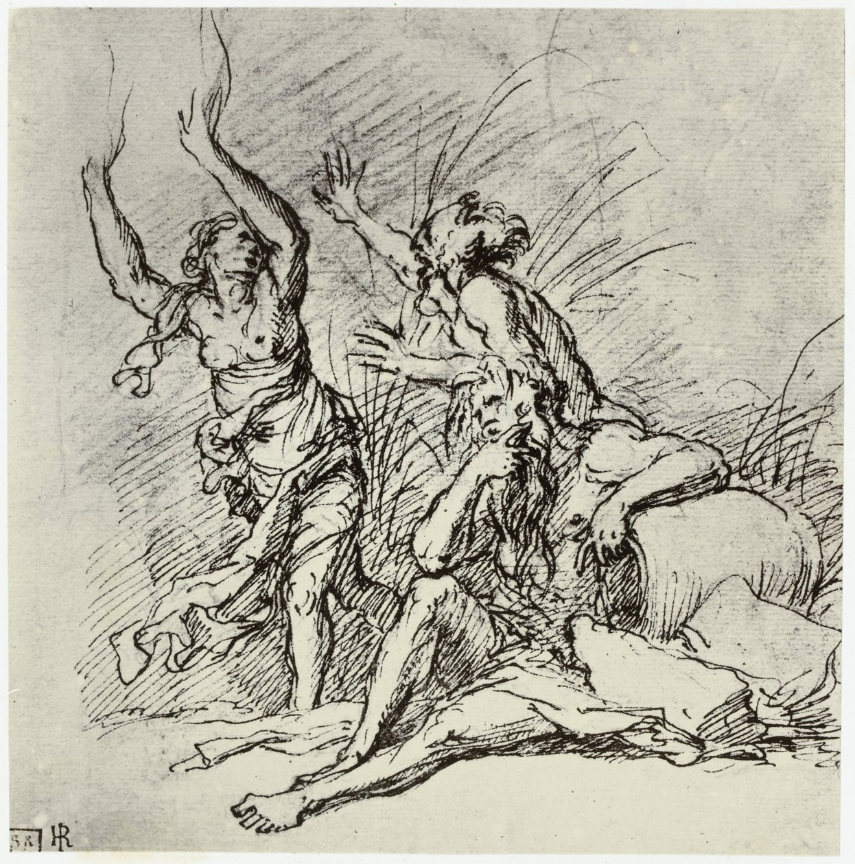 Salvator Rosa, Pan e Siringa da Philip Henry Delamotte