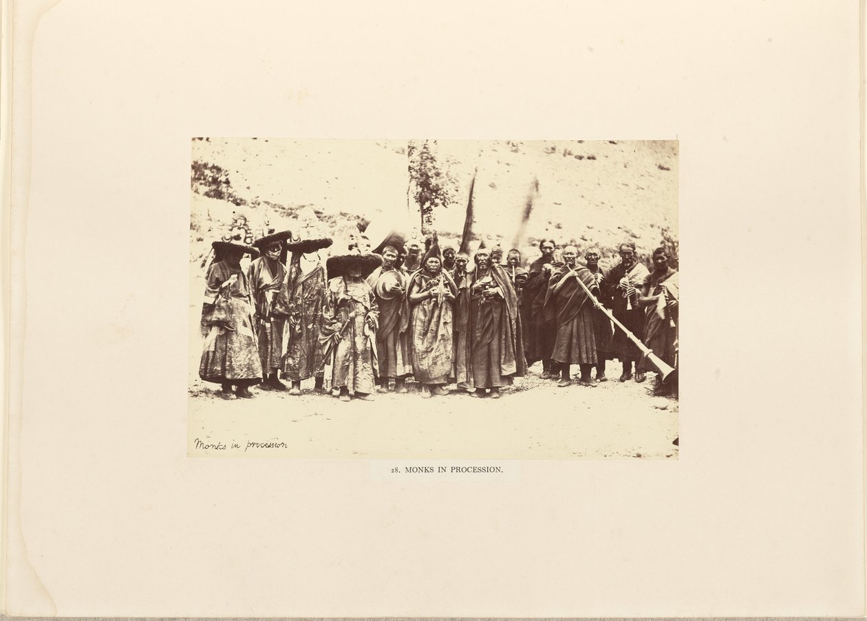 Monaci in processione da Philip Henry Egerton
