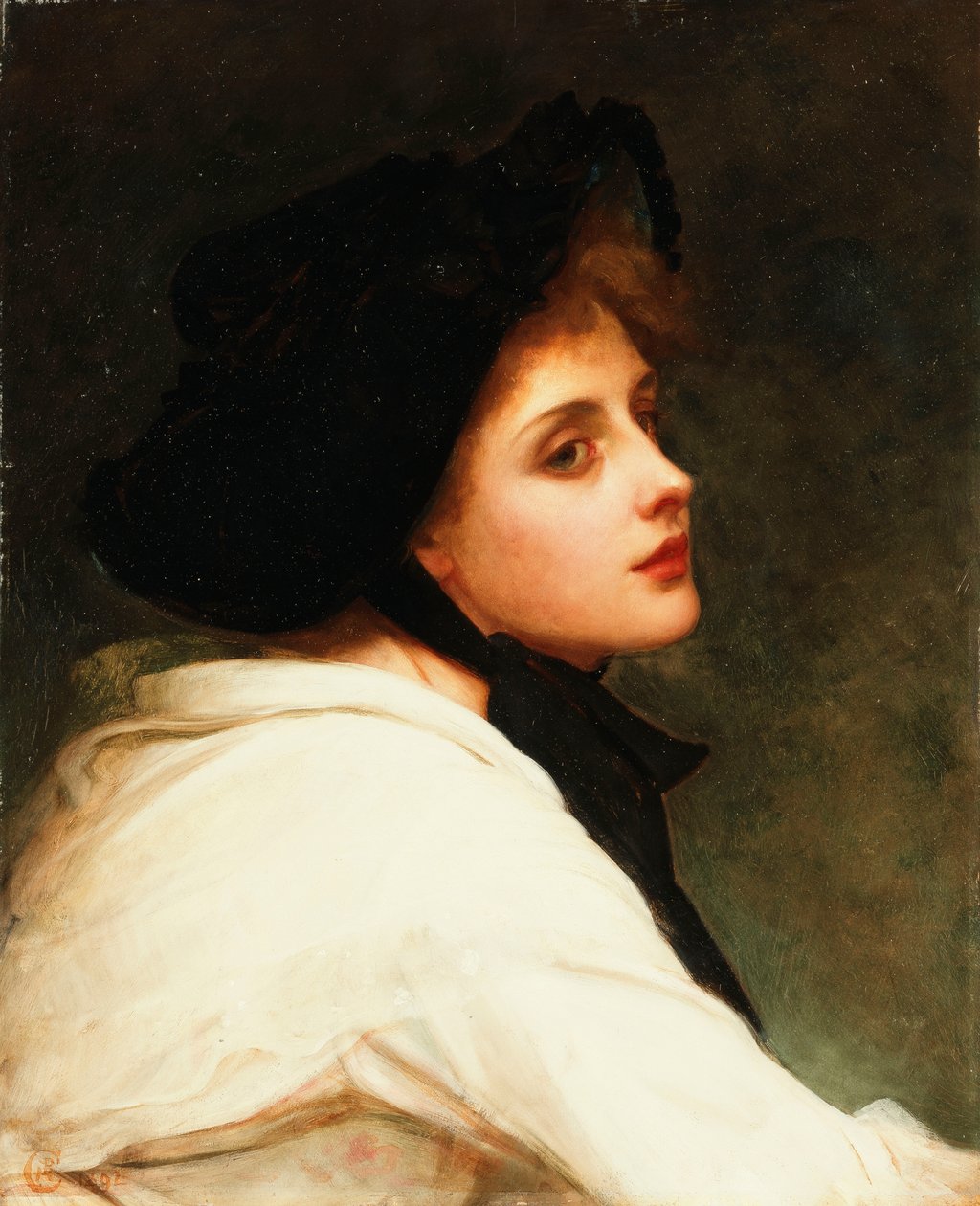 Il cappello nero da Philip Hermogenes Calderon